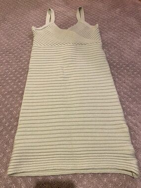 Princess Polly Sleeveless Ribbed Mini Dress in Light Green